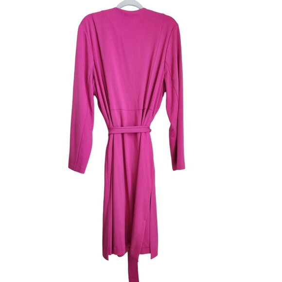 LANE BRYANT Women 22/24 Long Jacket Duster Open Front Side Pockets Stretch NWT - Picture 3 of 10